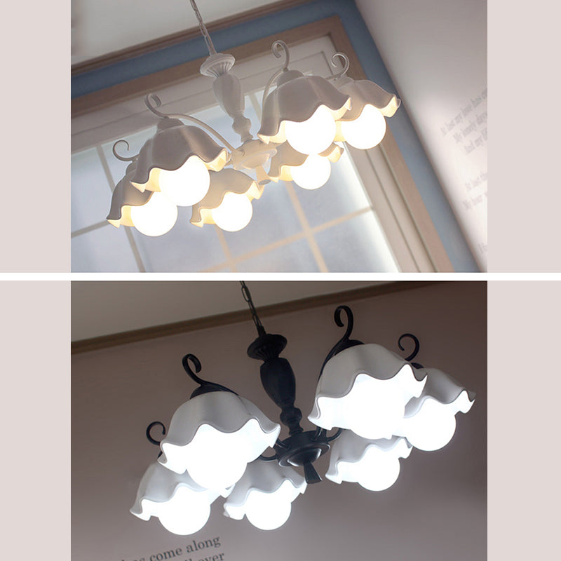 Cerámica contemporánea Luz de colgante de techo Sputnik Luz colgante de colgantes para dormitorio