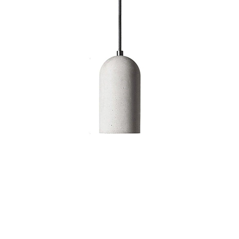 Modern Cement Pendulum Light 1-Light hangend plafondlicht voor eetkamer