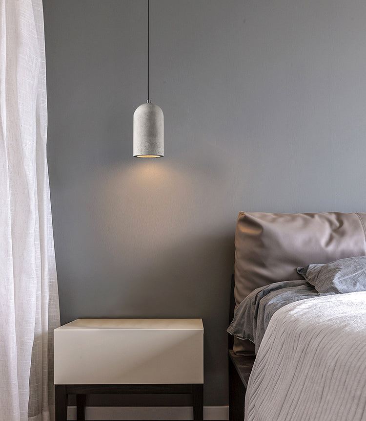 Modern Cement Pendulum Light 1-Light hangend plafondlicht voor eetkamer