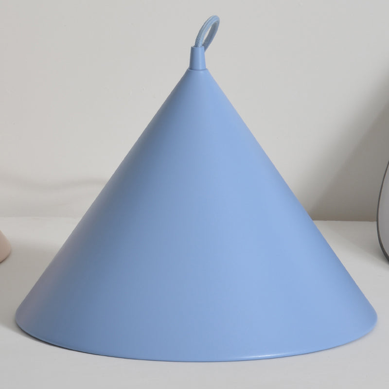 Cone Nordic Modern Pendant Light Metal 1-Light Down Lighting for Dining Room