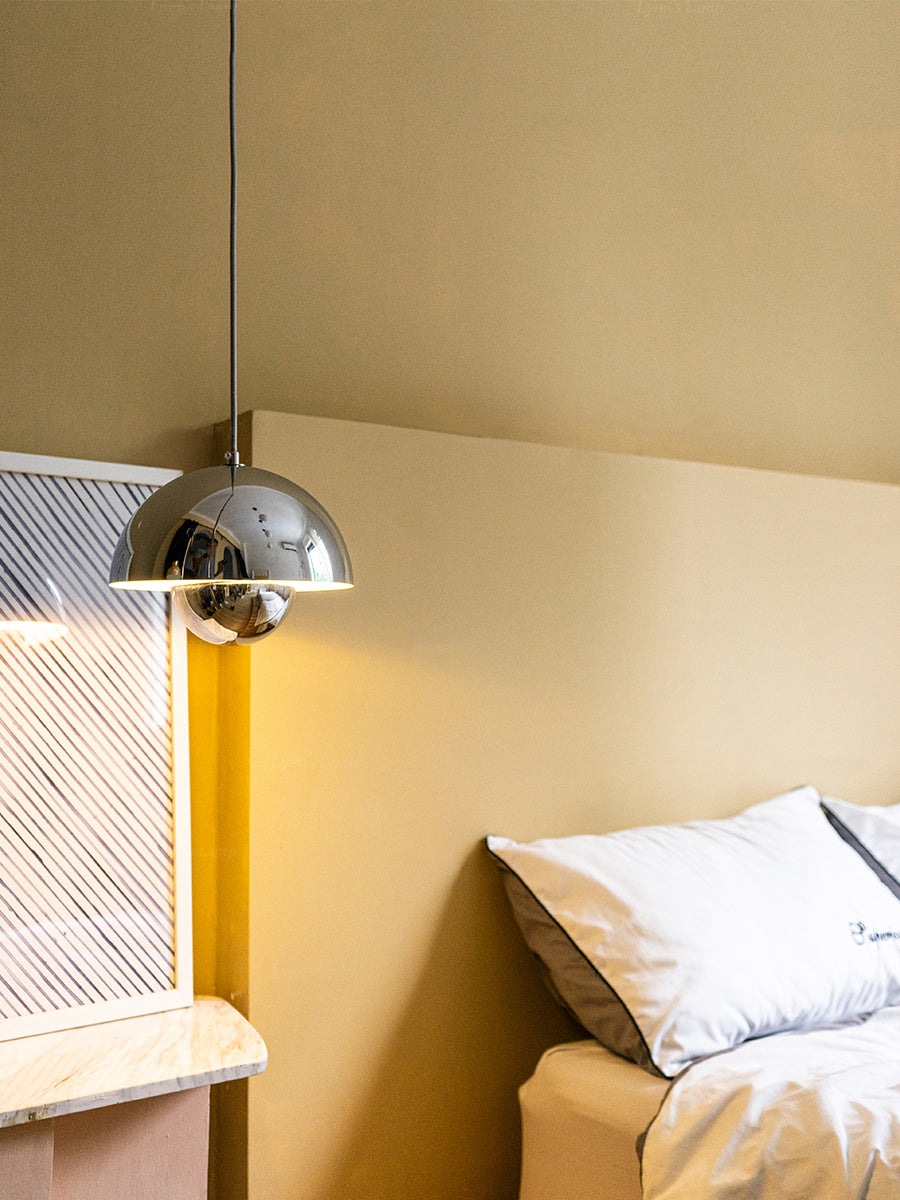 Iron Iron Contemporary sospeso a sospensione Light 1 ciondolo a 1 luce per sala da pranzo