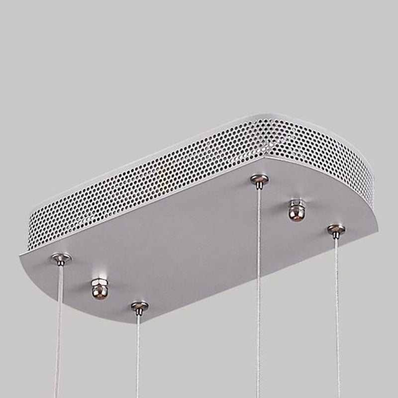 Nouveau éclairage de lustre linéaire en aluminium blanc moderne pour le bureau