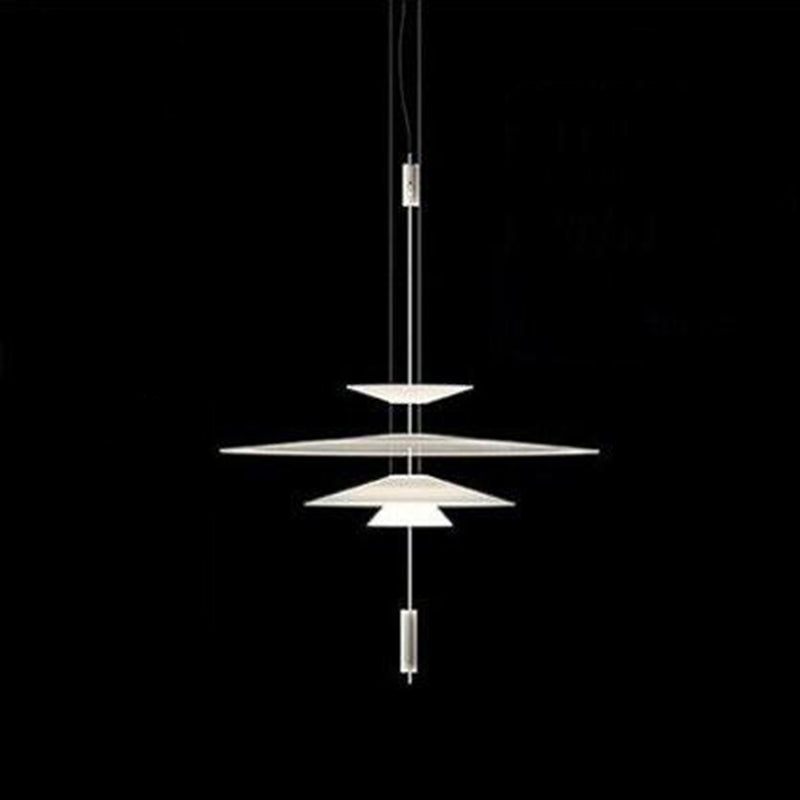 Slim Metal Modern Hanging Lamp Kit 1-Light LED Down Lighting Pendant for Living Room
