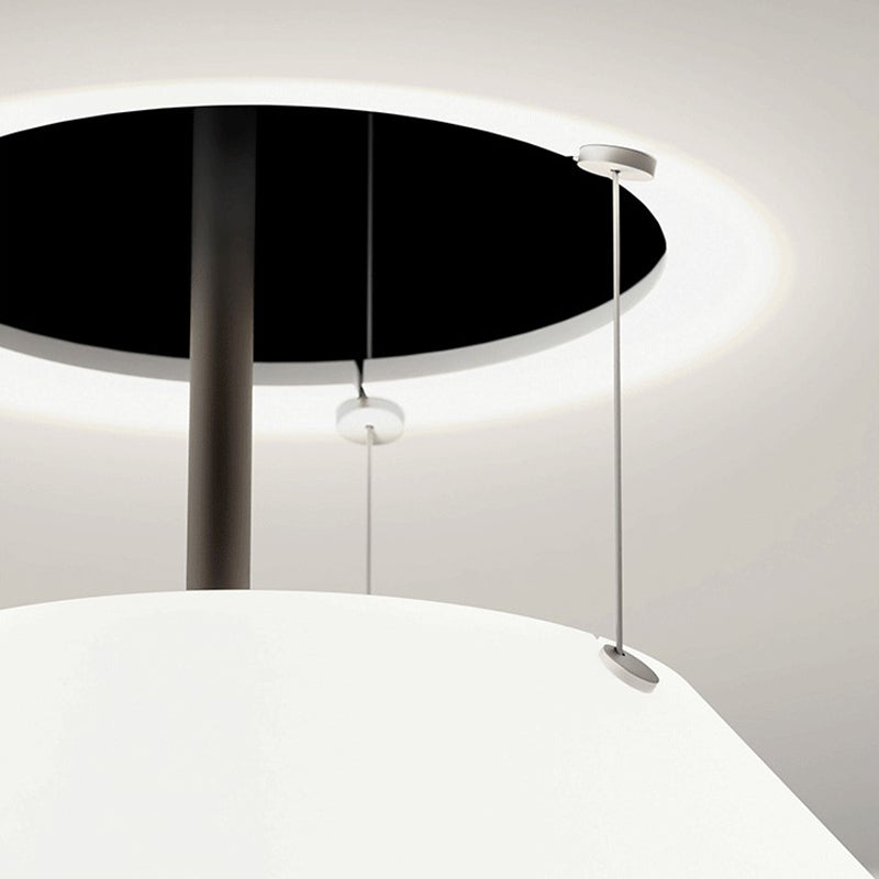 Slim Metal Modern Hanging Lamp Kit 1-Light LED Down Lighting Pendant for Living Room