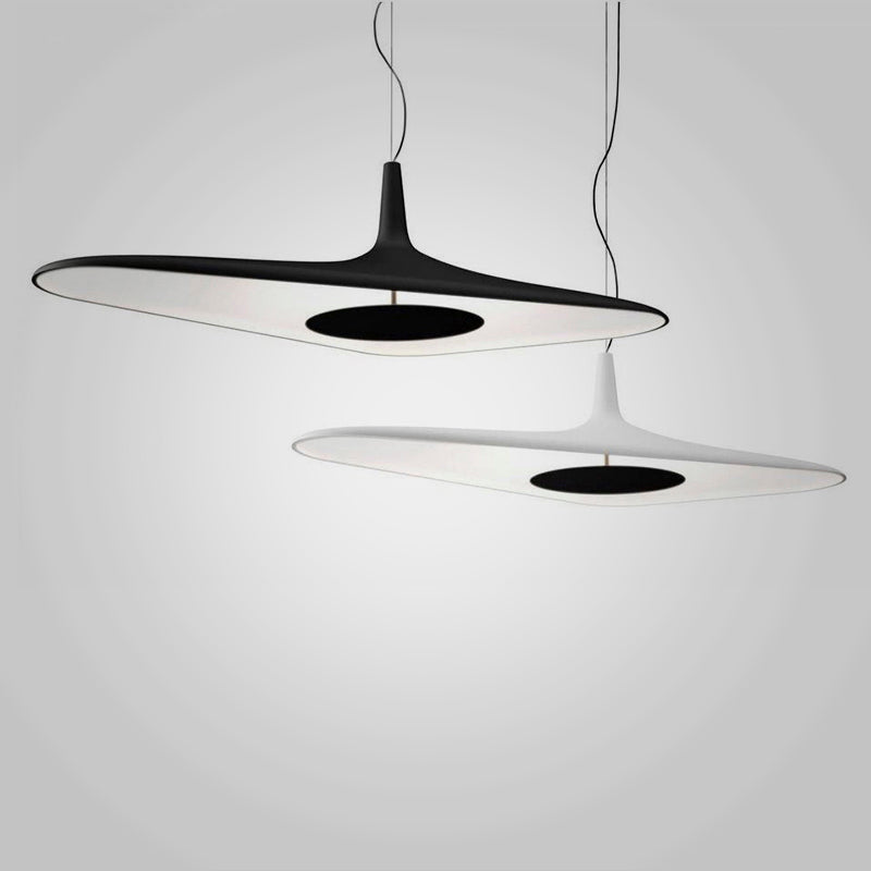 Modernes Harz-Pendel Licht Schlankes 1-Licht-LED-Deckenleuchte für Esszimmer