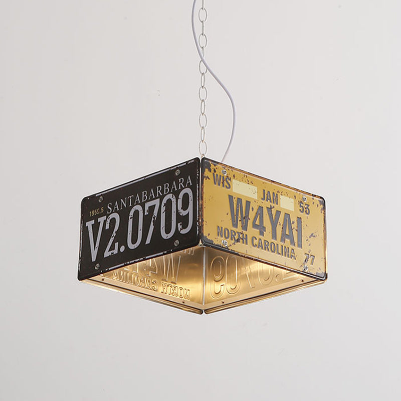 Luminaire géométrique luminaire luminaire rétro de style industriel éclairage en métal pour bar