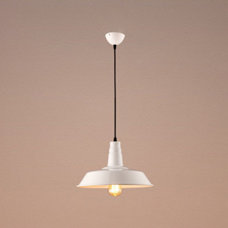 1 Light Barn Ceiling Pendant Industrial Style Metal Hanging Light Fixtures for Restaurant