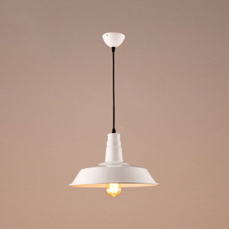 1 Light Barn Ceiling Pendant Industrial Style Metal Hanging Light Fixtures for Restaurant