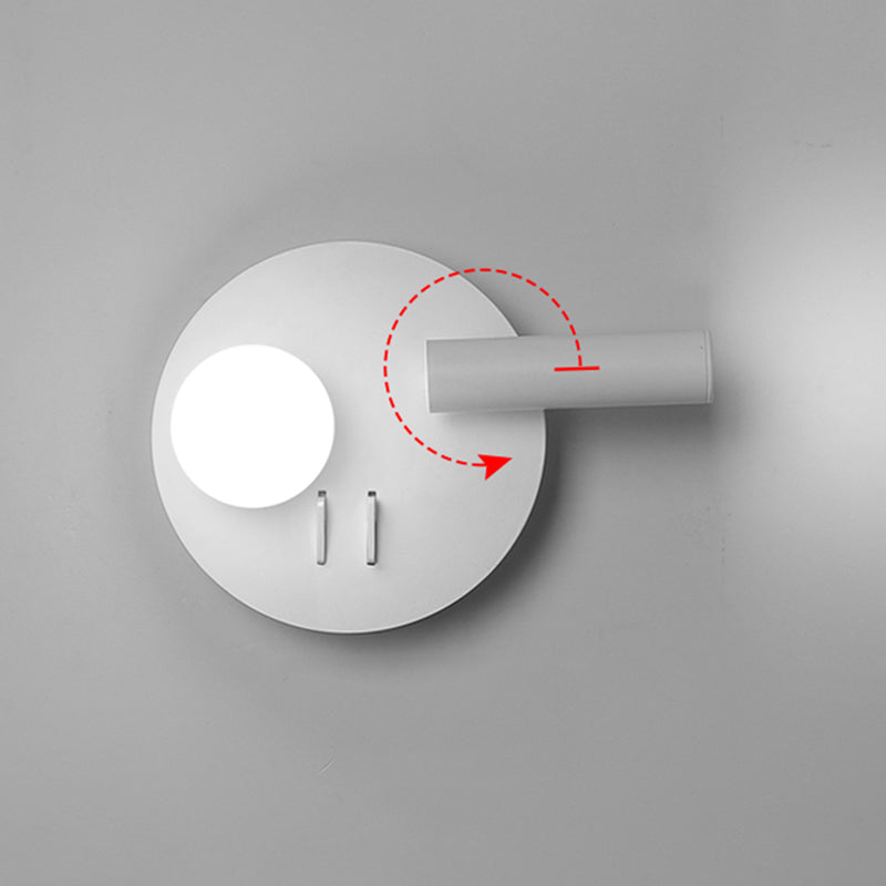 Modern Simplicity Style Bedside Reading Lamp Spotlight Design LED Wall Sconce for Bedroom