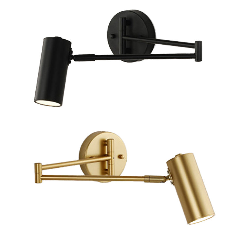 Lámpara de matriz de brazo ajustable lámpara de metal de estilo moderno lámpara montada en la pared