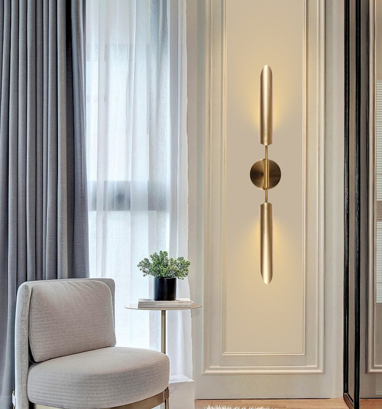 Shaded Wall Lighting Fixture Contemporary Style Metal Bedroom Wall Mounted Light