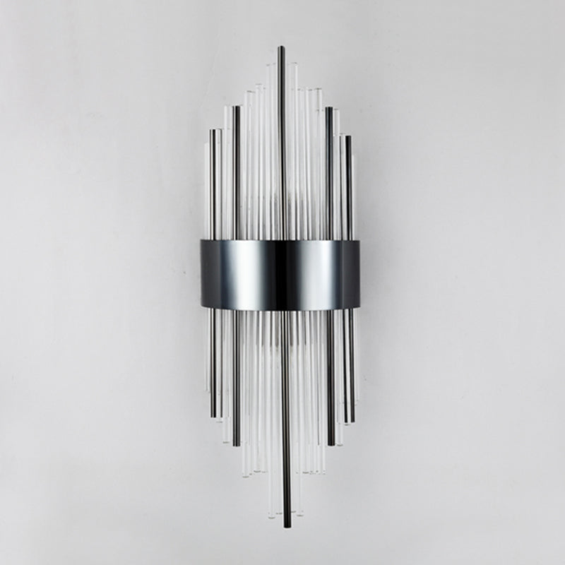 Kristal gearceerde muur sconce verlichting hedendaagse stijl muur gemonteerd verlichtingsarmatuur