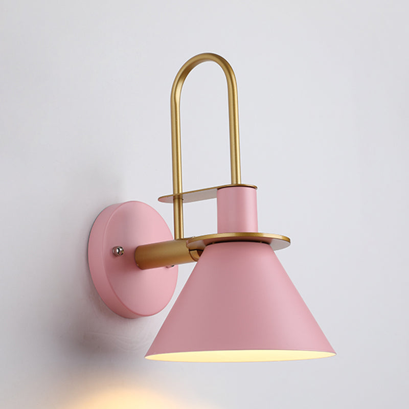 Accesorio de iluminación de pared cónica de estilo nordic