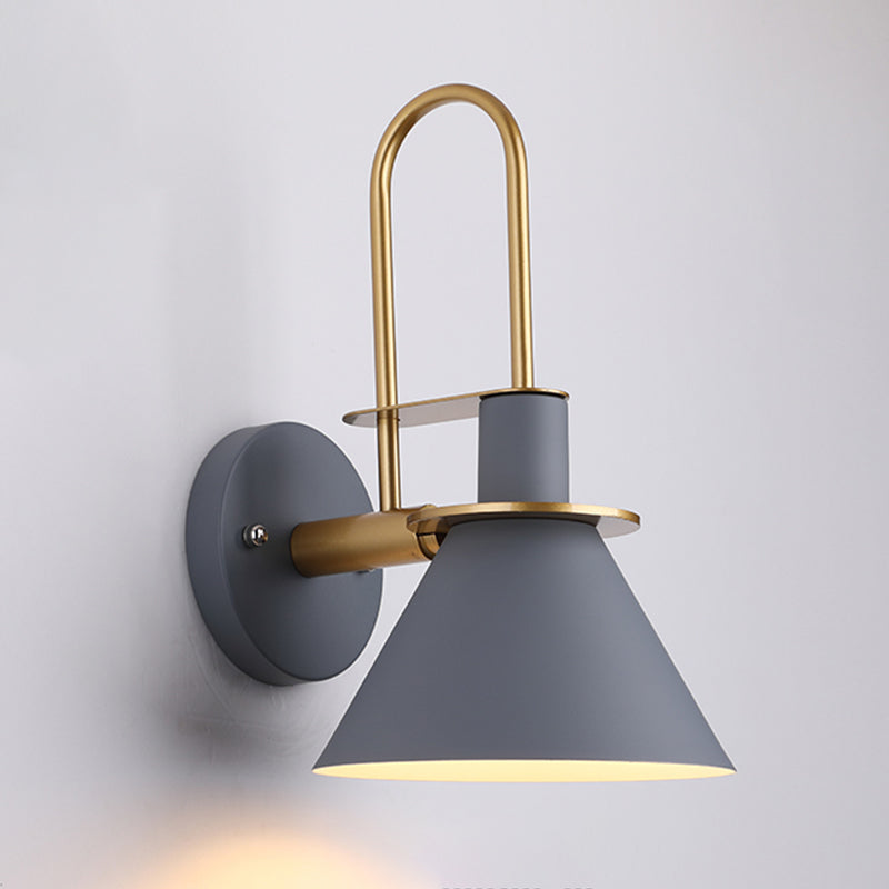 Accesorio de iluminación de pared cónica de estilo nordic