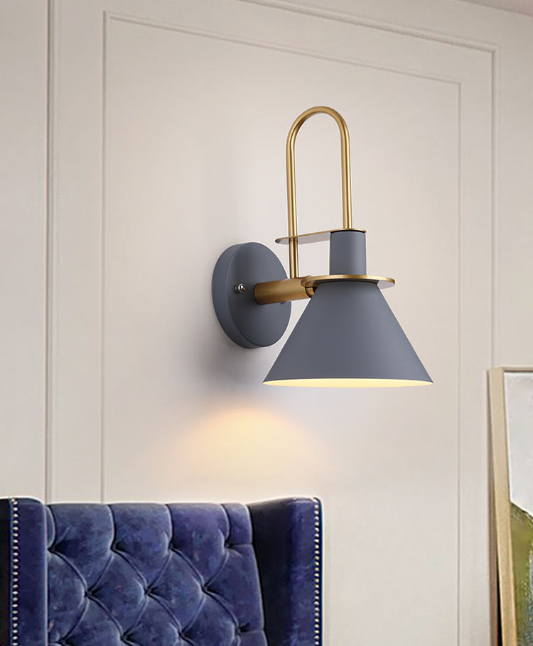 Accesorio de iluminación de pared cónica de estilo nordic