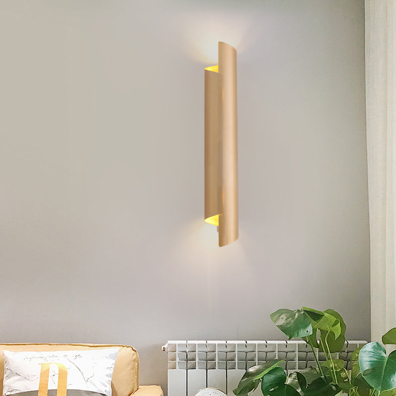Gewikkelde muurverlichting armatuur eigentijdse stijl metalen wand gemonteerd verlichtingsarmatuur