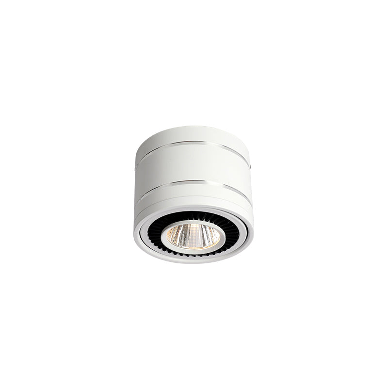 Cylinder 1-Light LED Flush Light New Modern Aluminum Flush Mount Ceiling Light Fixtures