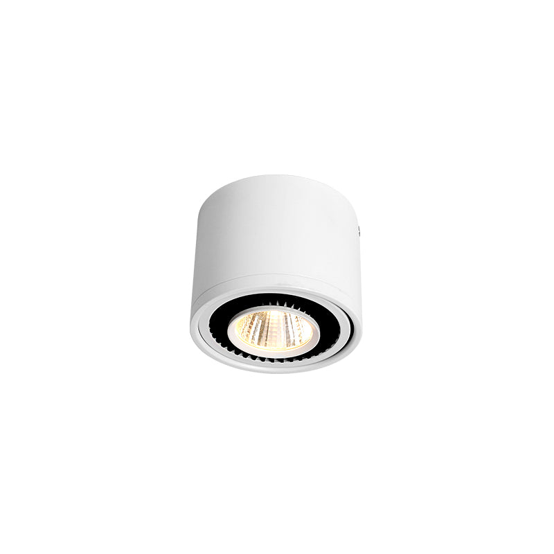 Cylinder 1-Light LED Flush Light New Modern Aluminum Flush Mount Ceiling Light Fixtures