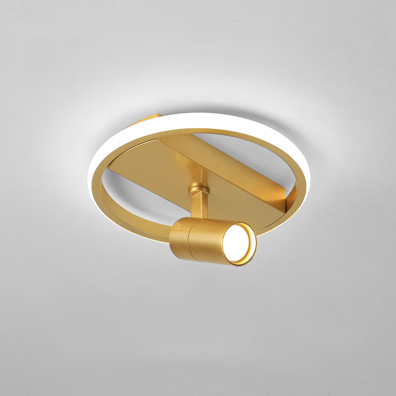 Nieuwe moderne LED flush plafond lampen Aluminium Flush Mount lamp met 1 Spotlight