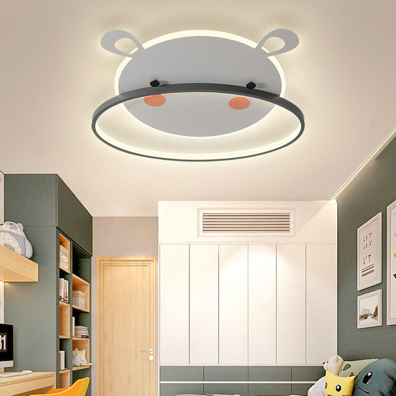 Kids Flush Mount Light Metal LED Ceiling Mount Light Fixture for Children's Room
