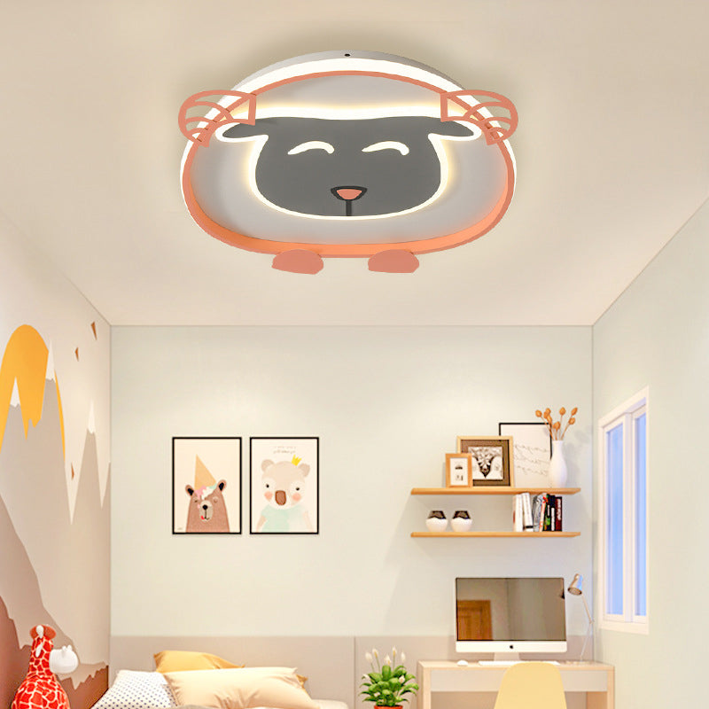 Kids Flush Mount Light Metal LED Ceiling Mount Light Fixture for Children's Room