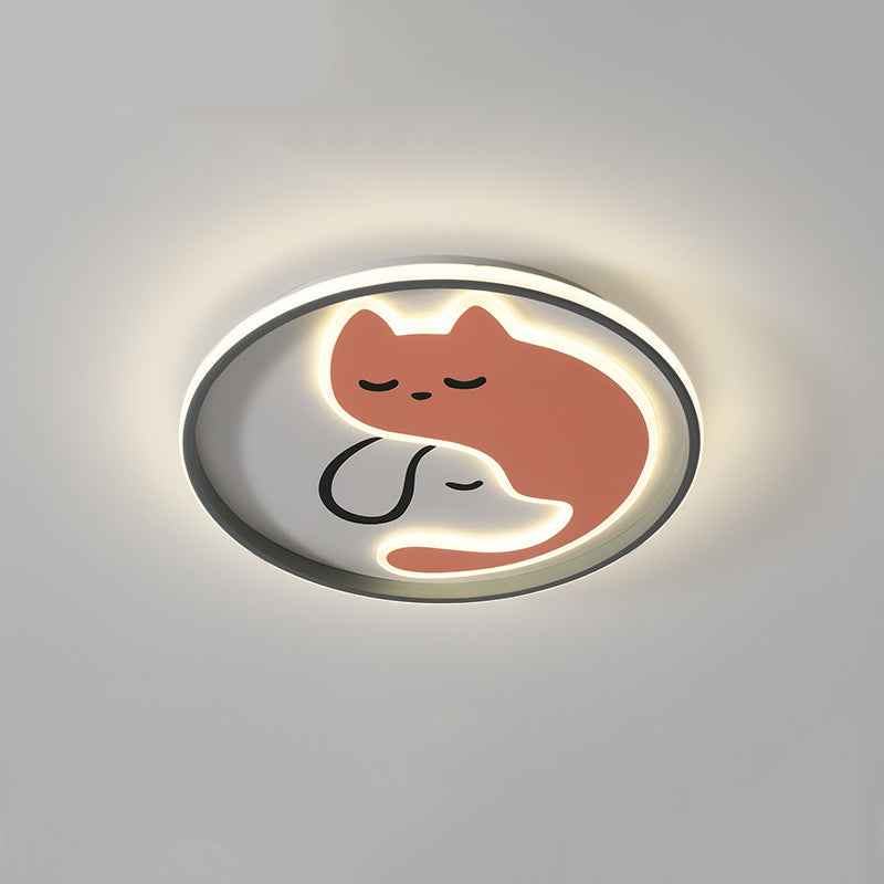 Kids Flush Mount Light Metal LED Ceiling Mount Light Fixture for Children's Room