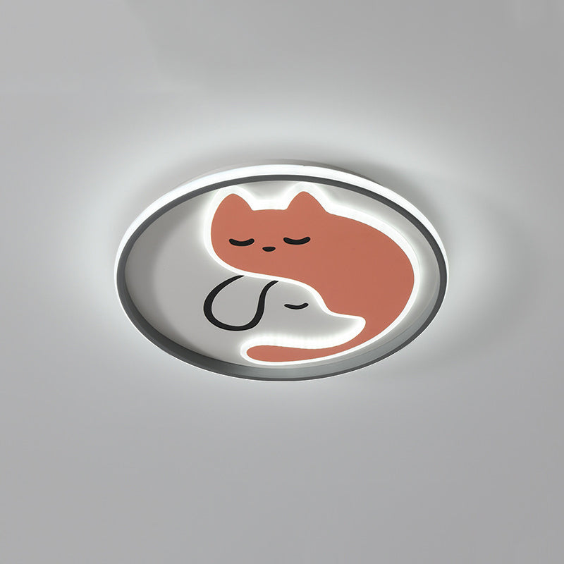 Kids Flush Mount Light Metal LED Ceiling Mount Light Fixture for Children's Room