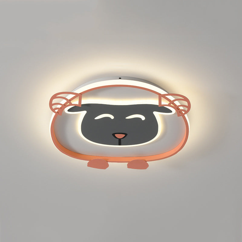 Kids Flush Mount Light Metal LED Ceiling Mount Light Fixture for Children's Room