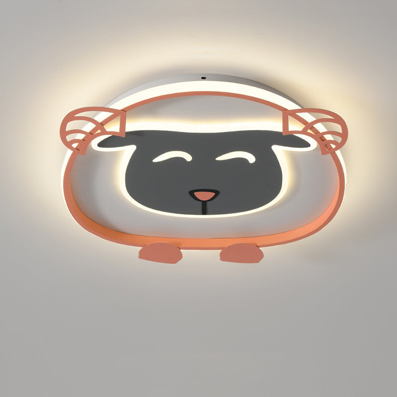 Kids Flush Mount Light Metal LED Ceiling Mount Light Fixture for Children's Room