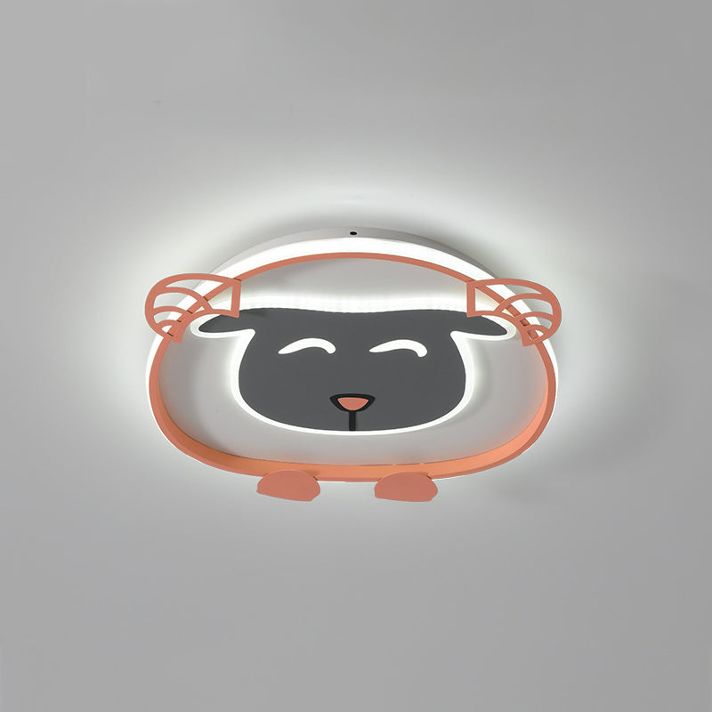 Kids Flush Mount Light Metal LED Ceiling Mount Light Fixture for Children's Room