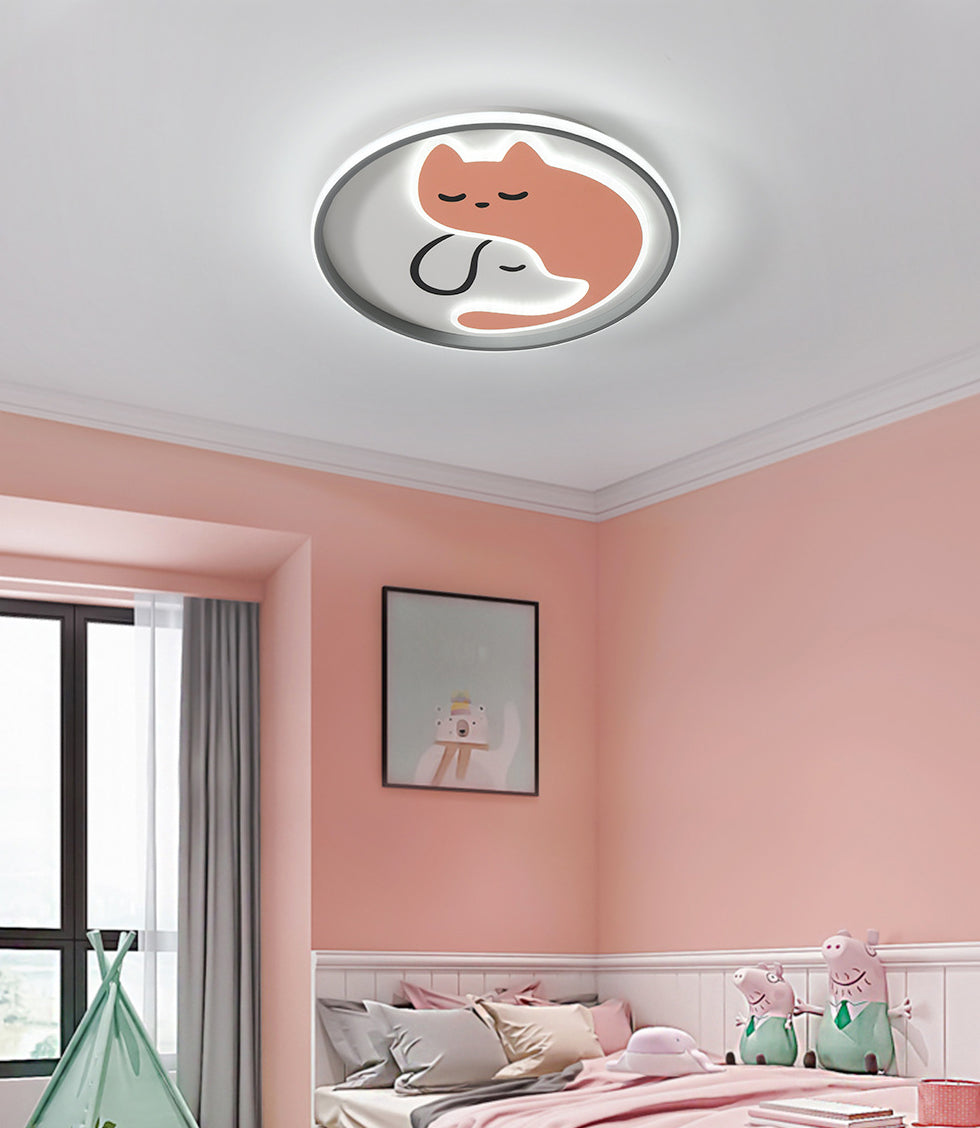 Kids Flush Mount Light Metal LED Ceiling Mount Light Fixture for Children's Room
