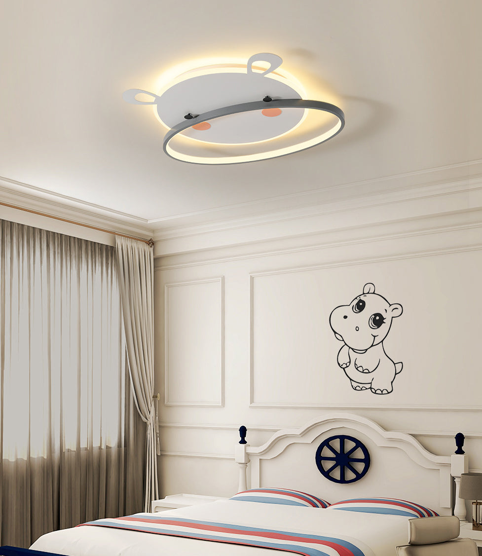 Kids Flush Mount Light Metal LED Ceiling Mount Light Fixture for Children's Room