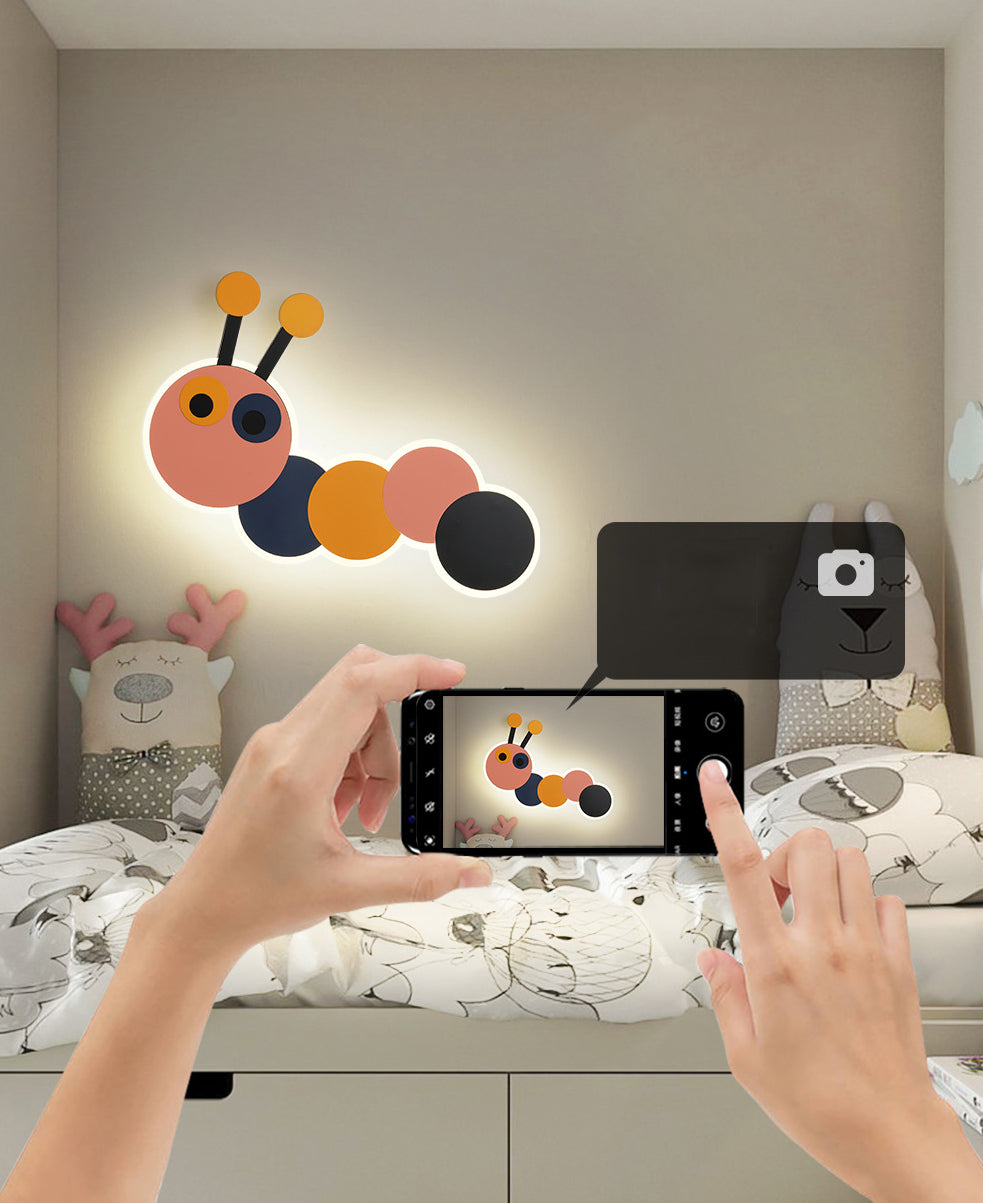 Kids Flush Mount Light Metal LED Ceiling Mount Light Fixture for Children's Room