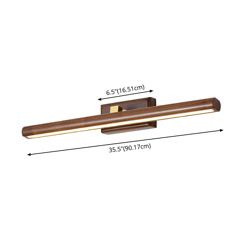 Modern LED Wall Sconce Wood Light Mirror Light Bathroom Lighting Dresser Light Mirror Lighting