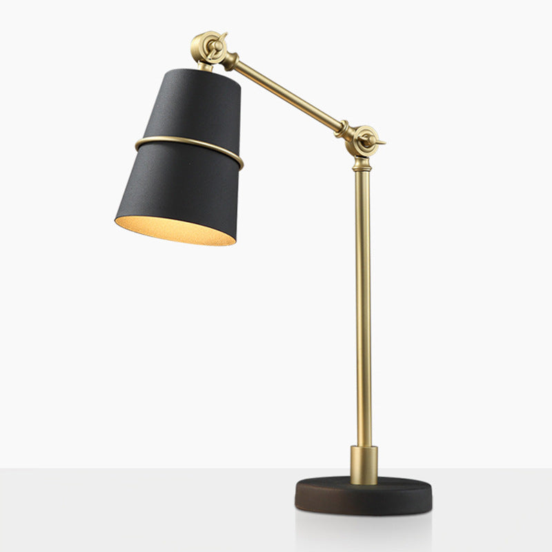 Postmoderne Swing Able LECTER lampe métallique 1 CHEAUX TABLE LETURE AVEC CONE CONE