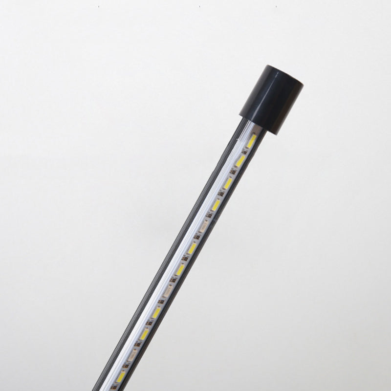 Schwarz Flexible Schwanenhals Klemmung-On-Schreibtisch Lampe moderne LED-Aluminium-Leuchtdichte für Schlafsaalraum