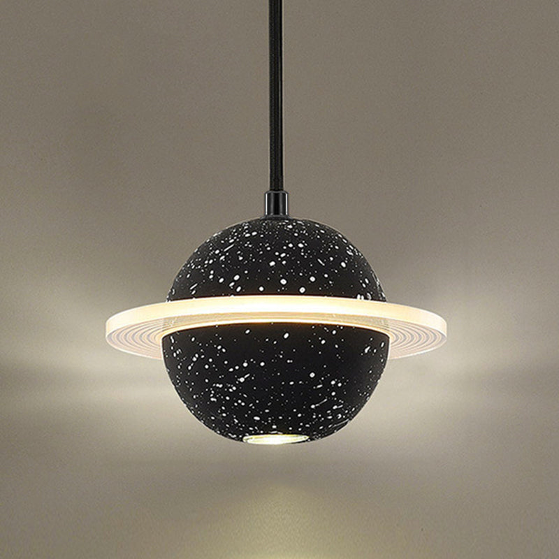 Global Stone Suspension Pendant Light Noordse stijl LED Pendant Light Kit voor slaapkamer