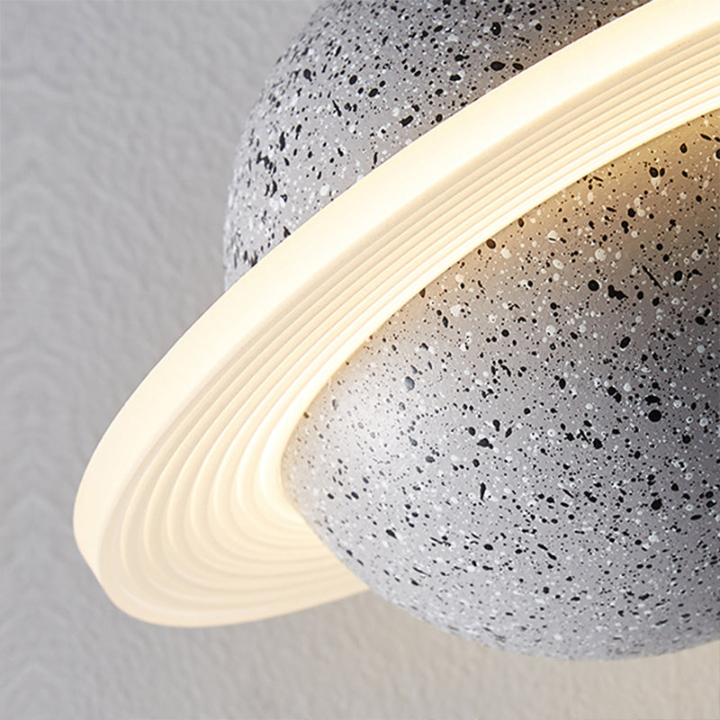 Global Stone Suspension Pendant Light Noordse stijl LED Pendant Light Kit voor slaapkamer