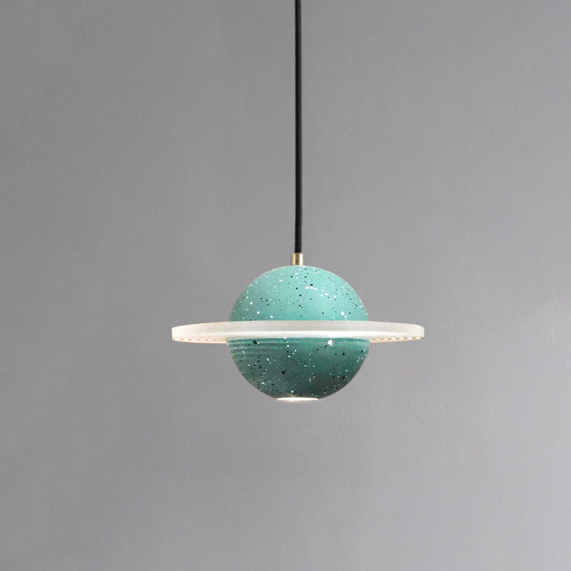 Global Stone Suspension Pendant Light Noordse stijl LED Pendant Light Kit voor slaapkamer