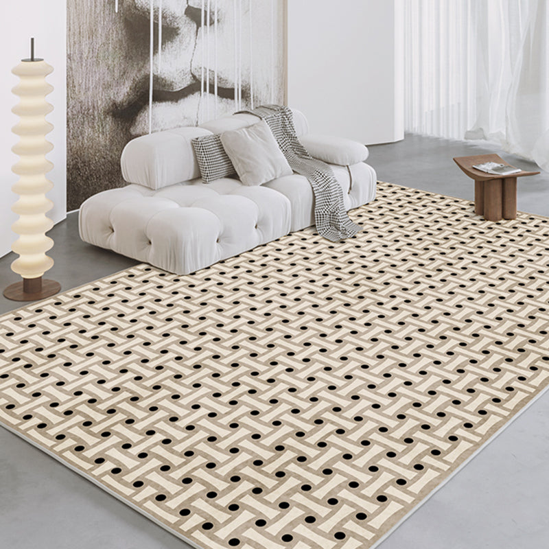 Meerkleurig casual binnentapijt, polyester splitsend printtapijt, antislip binnentapijt voor woondecoratie