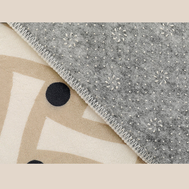 Meerkleurig casual binnentapijt, polyester splitsend printtapijt, antislip binnentapijt voor woondecoratie
