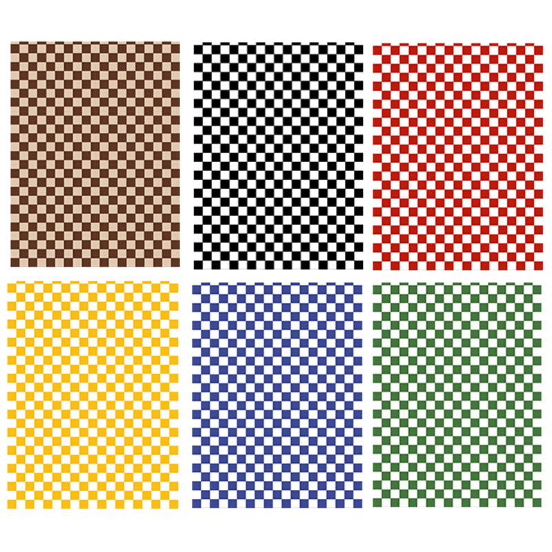 Solid Color Modern Area Carpet Polyester Gingham Indoor Rug Anti-Slip Backing Carpet for Living Room