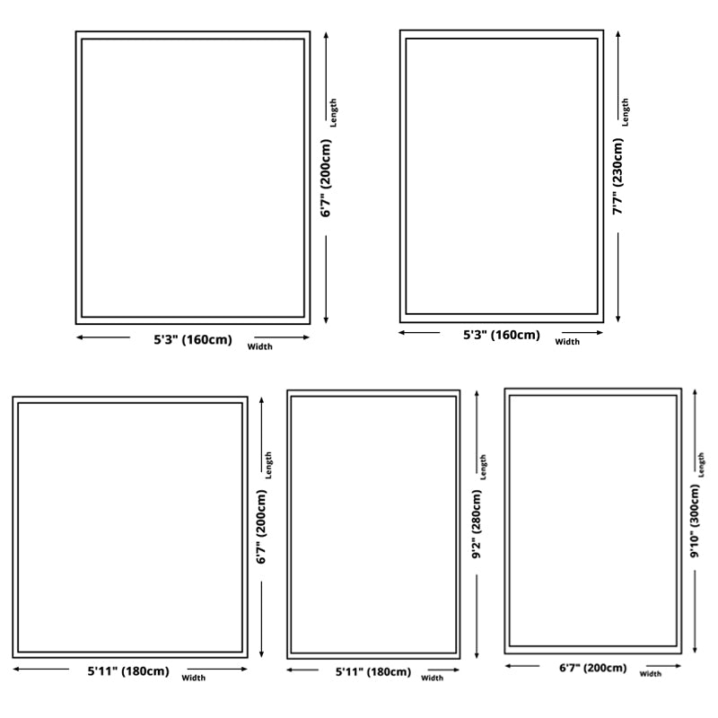 Abstract Pigment Printed Rug Individuality Modern Rug Anti-Slip Backing Carpet for Living Room