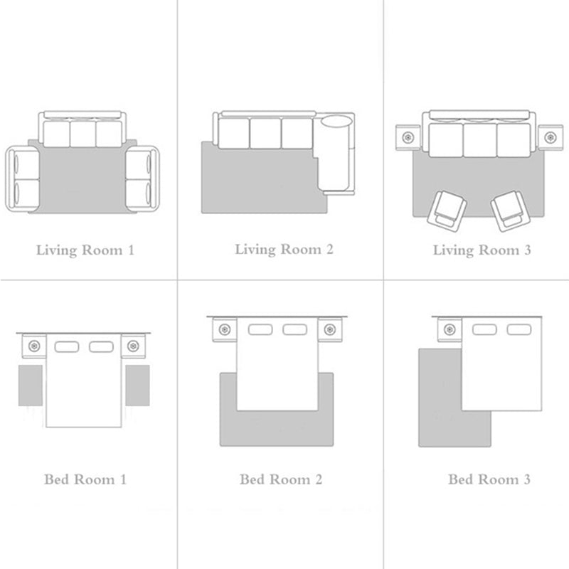 Multi-Color Simplicity Area Rug Watercolor Printed Round Rug Friendly Washable Carpet for Home Decor