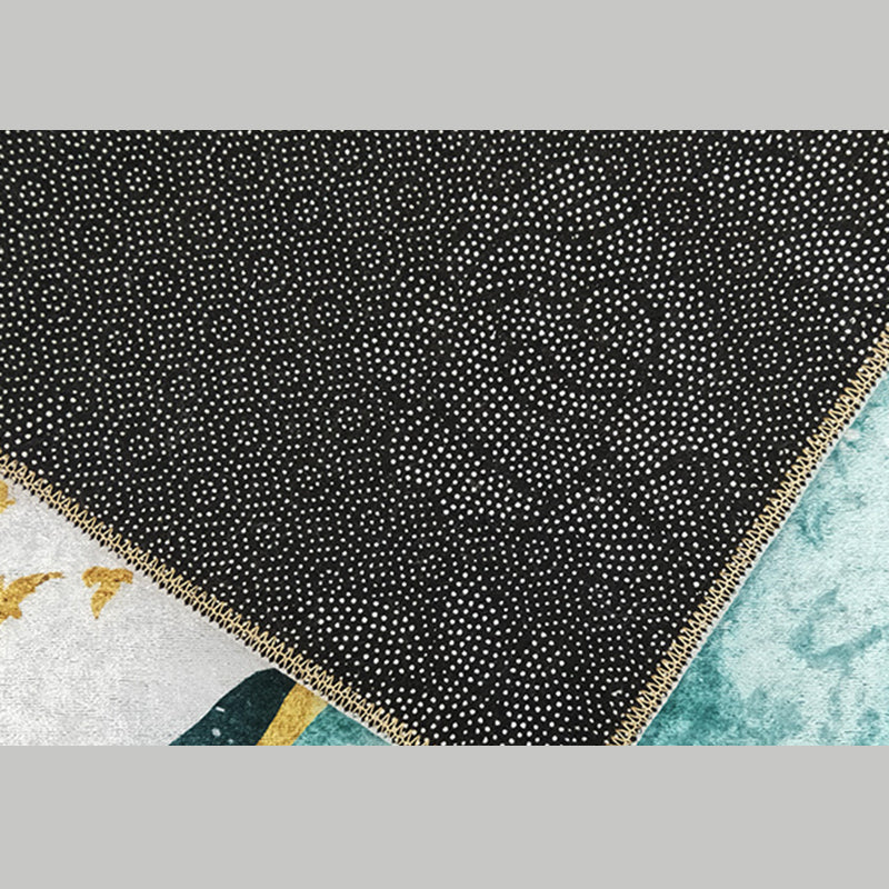 Aesthetic Casual Area Rug Abstract Art Indoor Carpet Polyester Washable Rug for Home Decoration
