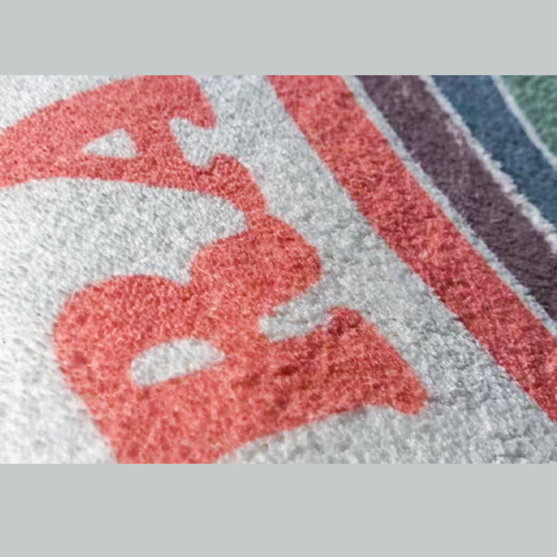 Morandi Color Artistic Rug Simplicity Polyester Carpet Friendly Washable Carpet for Home Decor