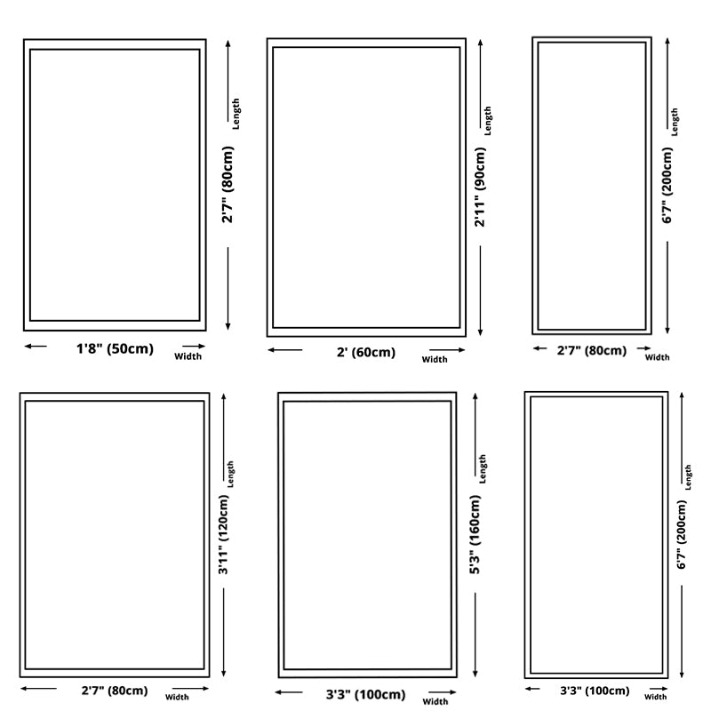 Multi-Color Moderne Rug Teppich abstrakter Kunstteppich Polypropylen waschbarer Teppich für die Heimdekoration