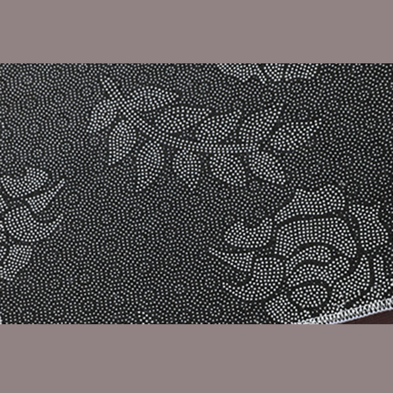 Wunderschöner, mit Blumenmuster bedruckter, mehrfarbiger, zeitgenössischer Teppich mit rutschfester Rückseite für die Inneneinrichtung