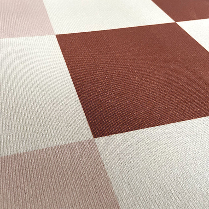 Light Color Modern Area Carpet Polyester Gingham Indoor Rug Non-Slip Backing Carpet for Living Room