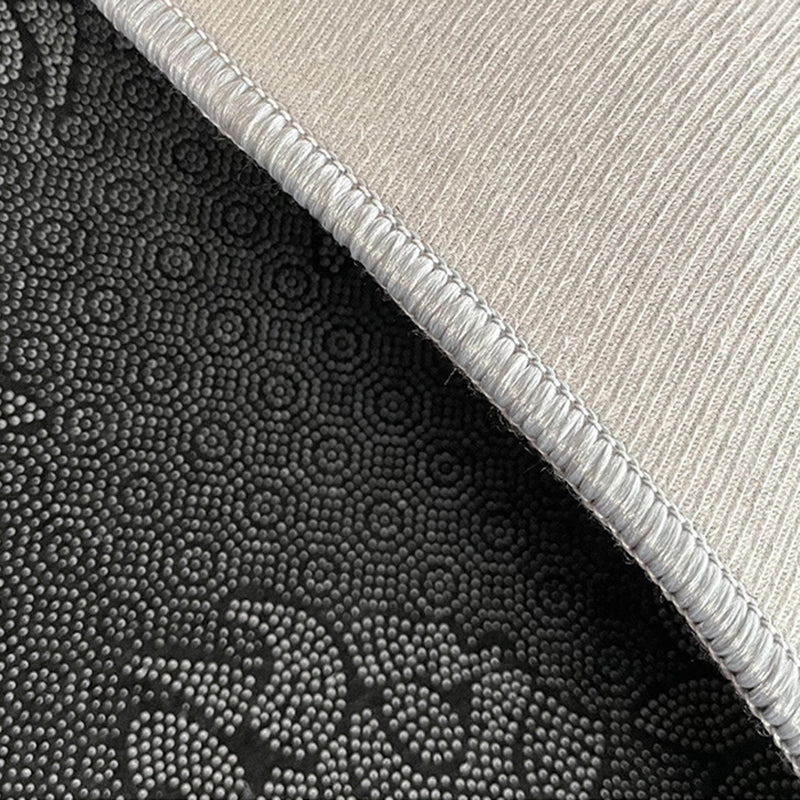 Light Color Modern Area Carpet Polyester Gingham Indoor Rug Non-Slip Backing Carpet for Living Room